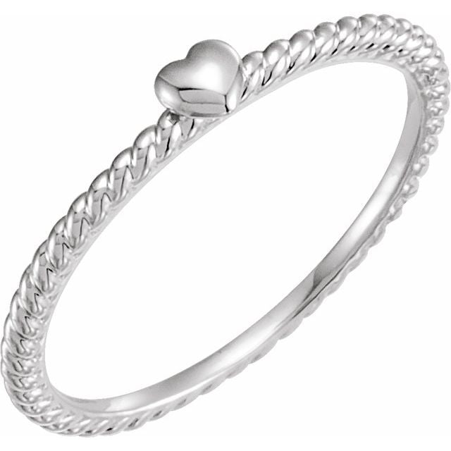 Heart Rope Ring