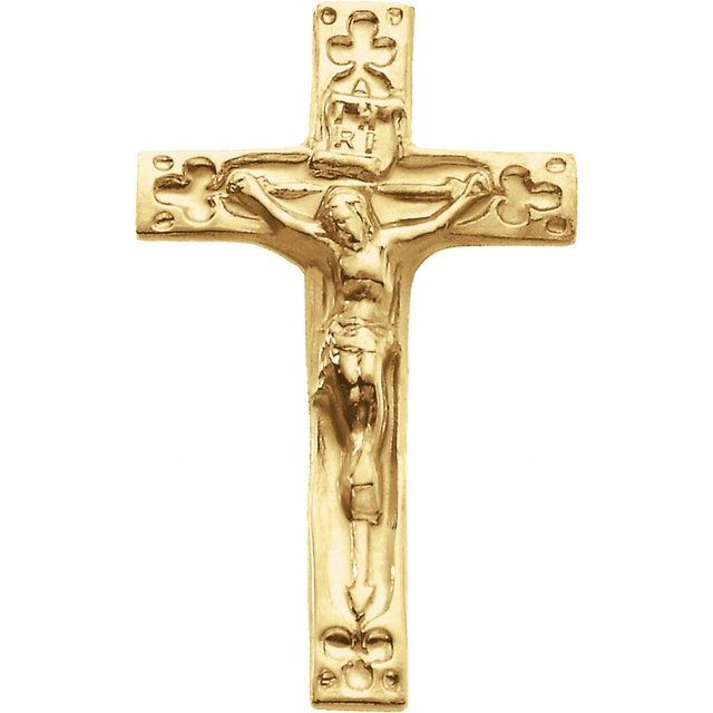 20x12mm Crucifix Lapel Pin