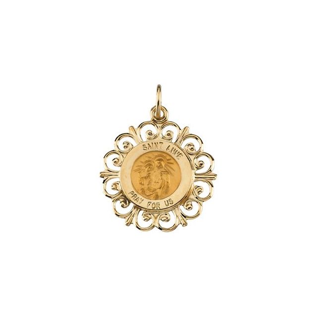 18mm St. Anne de Beau Pre Medal