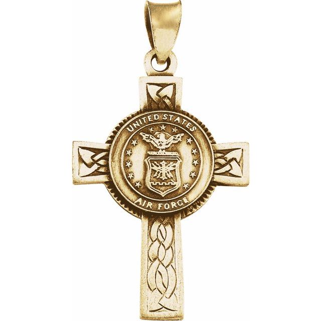 28.5x20.8mm U.S. Air Force Cross Pendant