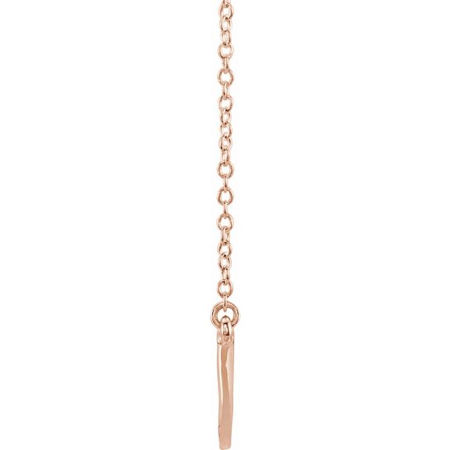 Curved 22" Bar Necklace