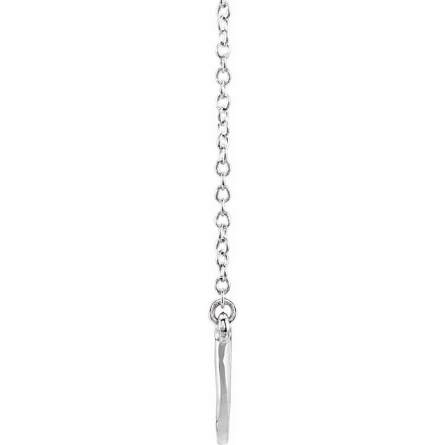 Curved 22" Bar Necklace