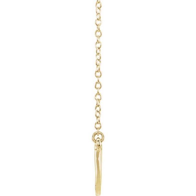 Curved 22" Bar Necklace