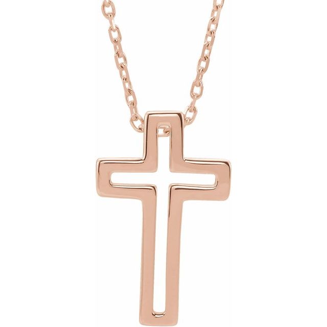 Open Cross Necklace
