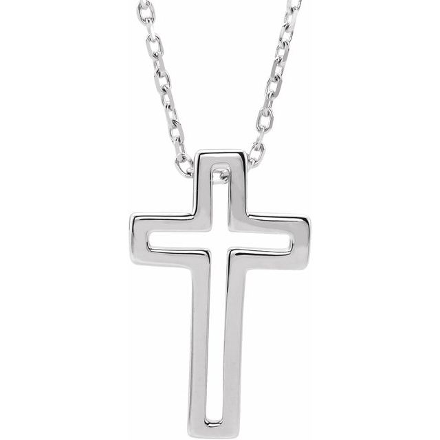 Open Cross Necklace