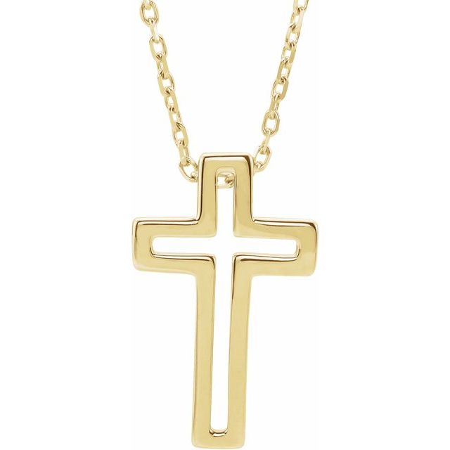 Open Cross Necklace