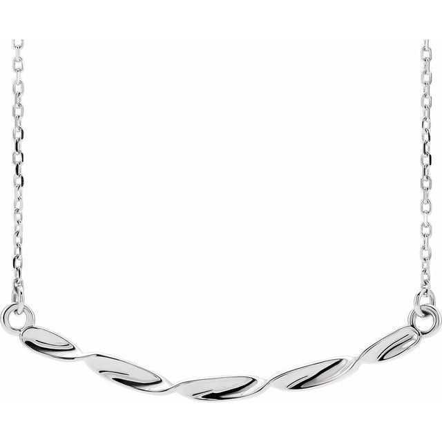 Twisted Bar Necklace