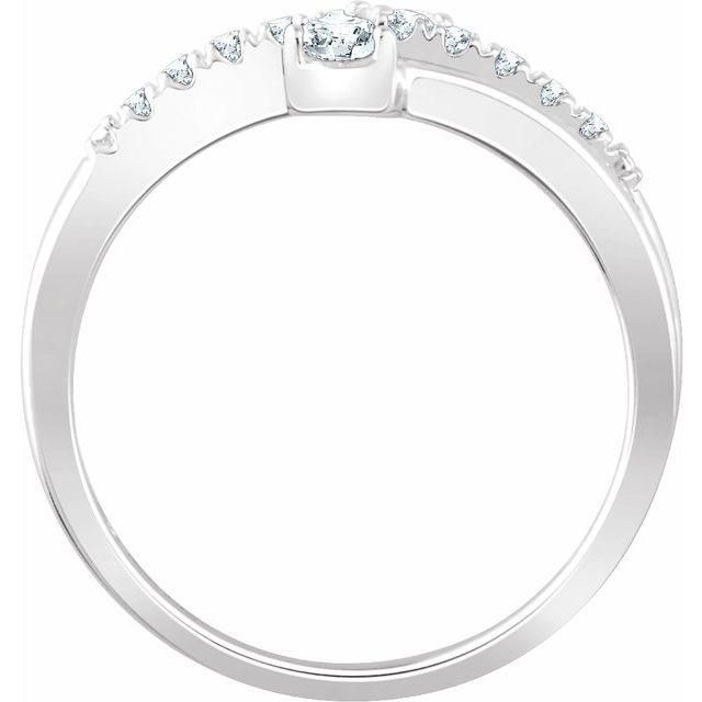 1/4 CTW Natural Diamond Two-Stone Ring