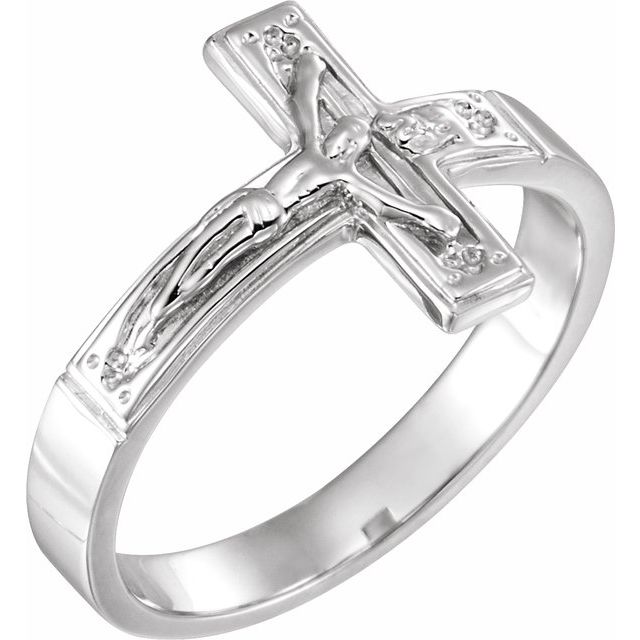 15mm Crucifix Ring
