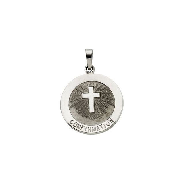 15mm Confirmation Medal with Cross