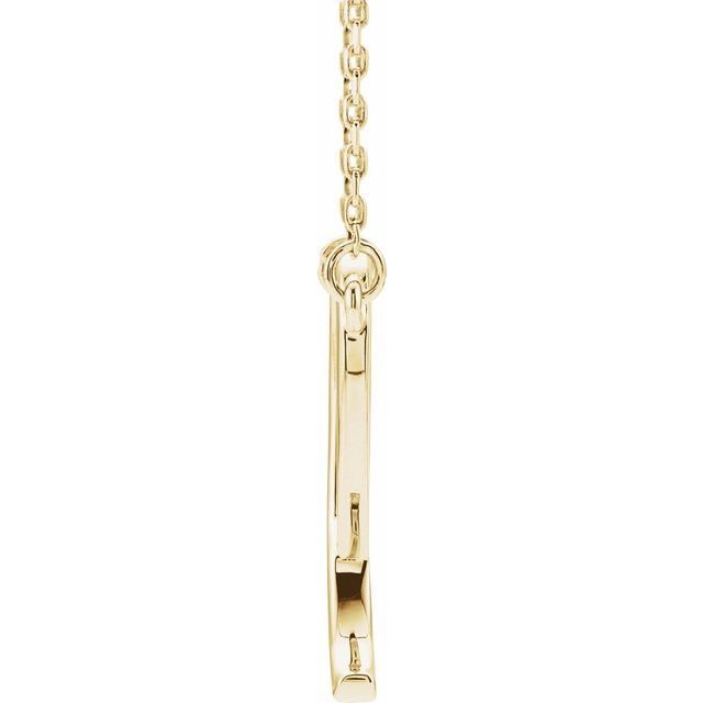 Script Initial A Necklace