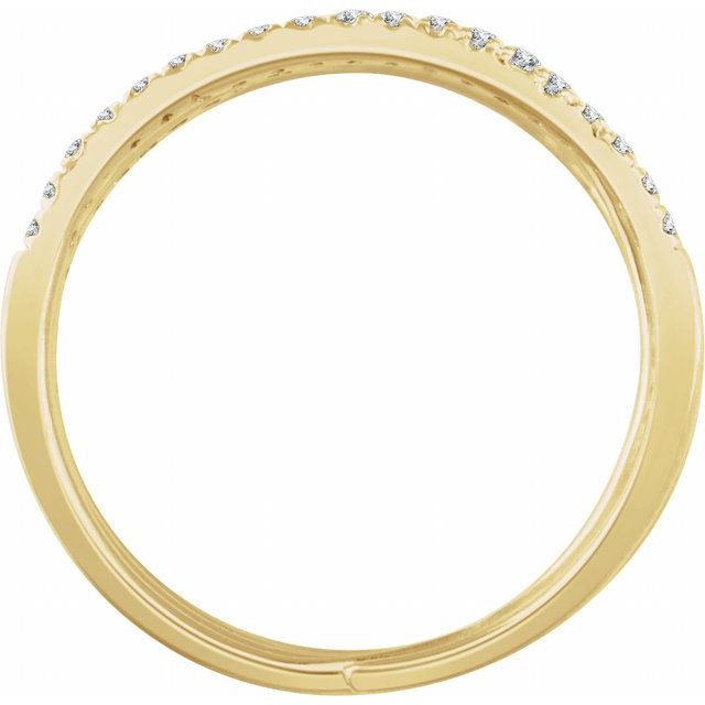 Round 1/2 CTW Natural Diamond Spiral Ring