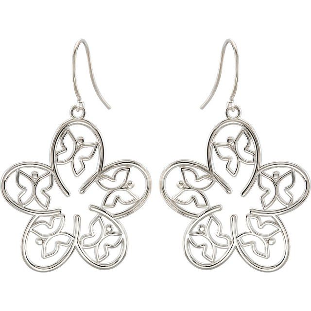Flower & Butterfly Earrings