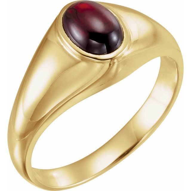 Natural Mozambique Garnet Ring