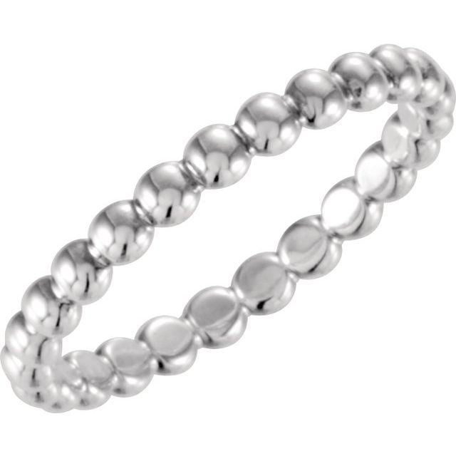 Beaded Stackable Ring