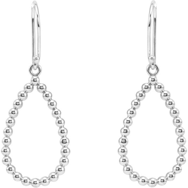 Beaded Teardrop Earrings