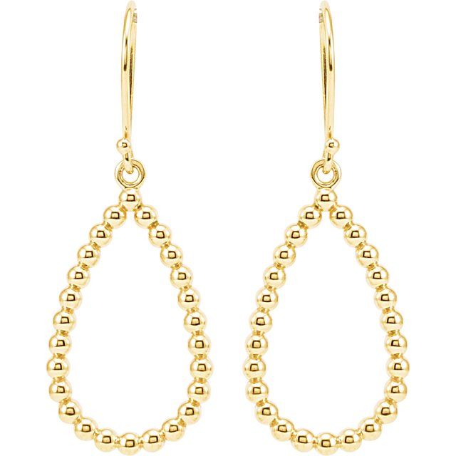 Beaded Teardrop Earrings