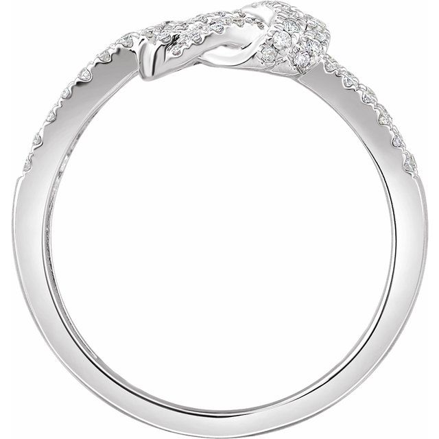 1/3 CTW Natural Diamond Knot Ring