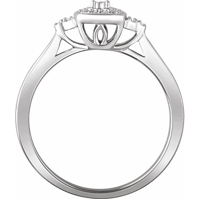 .05 CTW Natural Diamond Promise Ring