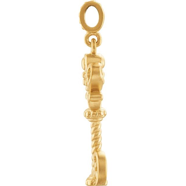 Vintage-Inspired Key Pendant