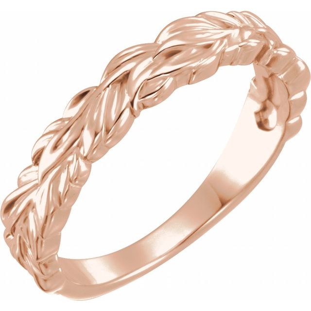 Stackable Leaf Ring