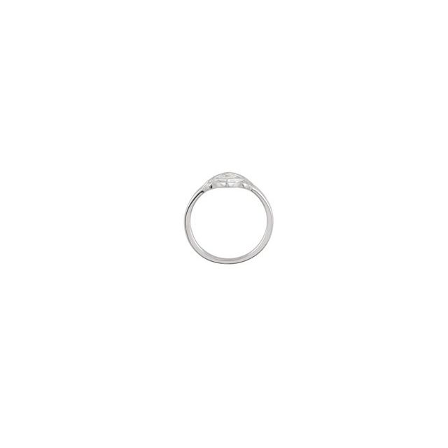 Round 1/10 CTW Natural Diamond Filigree Ring