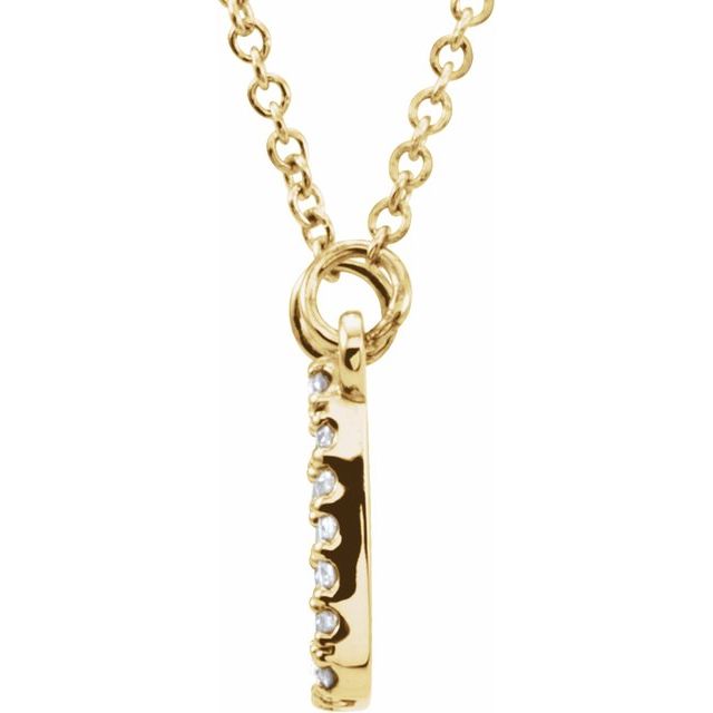 1/10 CTW Natural Diamond Necklace