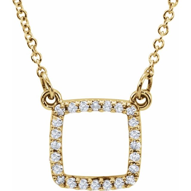 1/10 CTW Natural Diamond Necklace