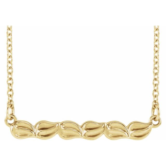 Leaf Bar Necklace