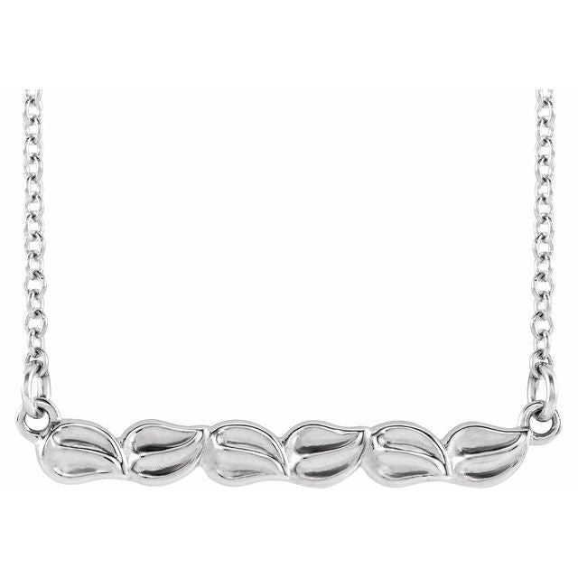 Leaf Bar Necklace