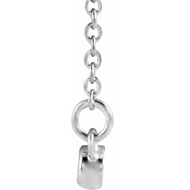 Infinity-Inspired Bar Necklace