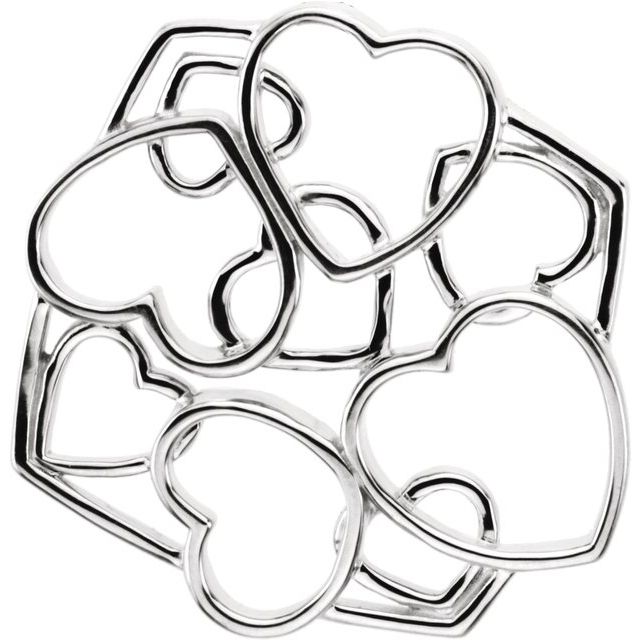 Freeform Heart Pendant