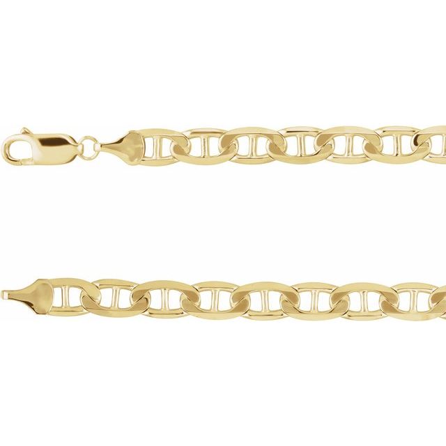 6mm Curbed Anchor 8 1/2 " Chain