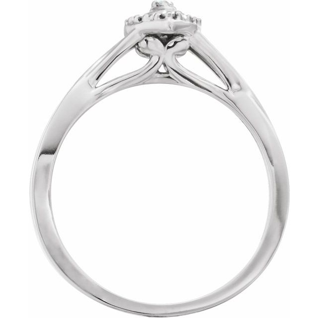 .06 CTW Natural Diamond Promise Ring