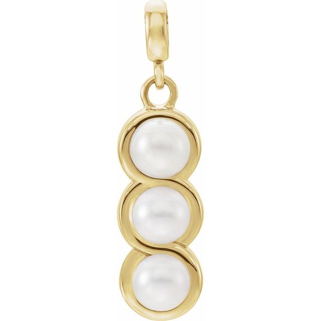 Cultured White Freshwater Pearl Pendant