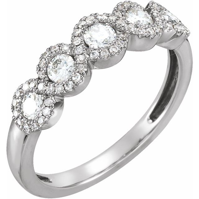 1/2 CTW Natural Diamond Anniversary Band