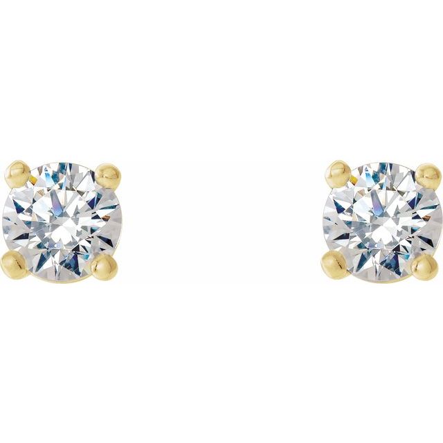 Round 1/6 Lab-Grown Diamond Stud Earrings