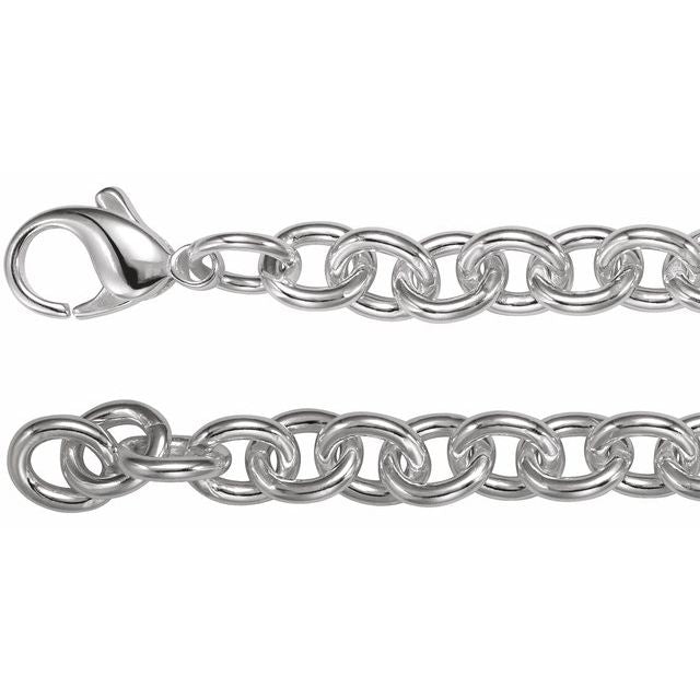 7.75mm Cable 7.5" Bracelet