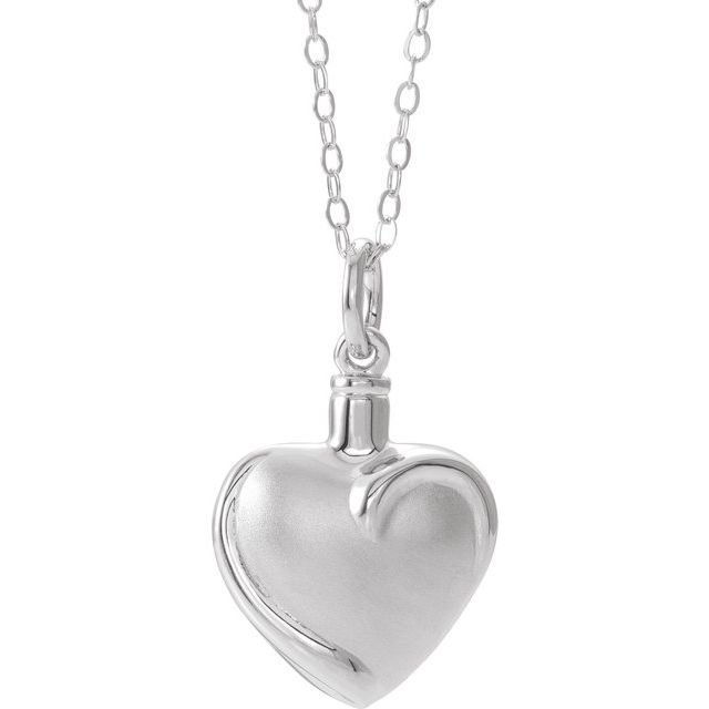 Heart Ash Holder Necklace