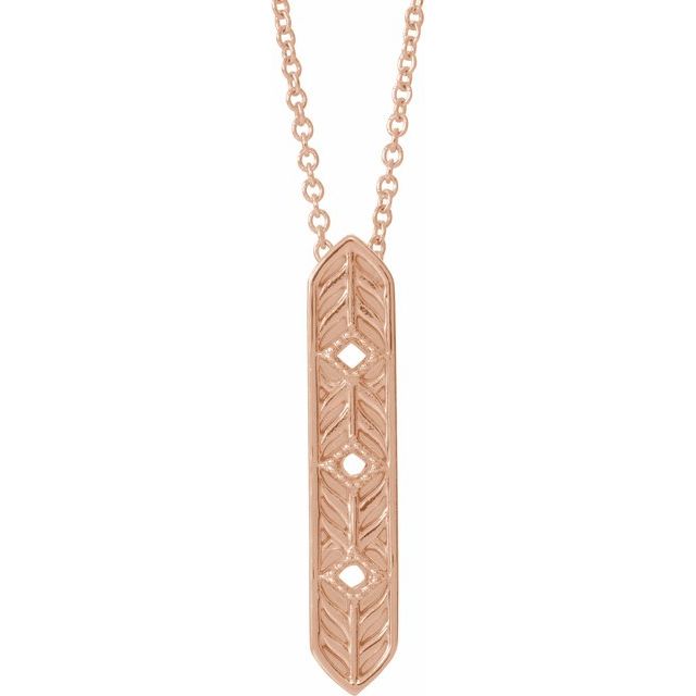 Vintage-Inspired Vertical Bar Pendant