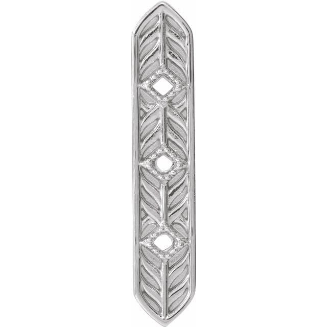 Vintage-Inspired Vertical Bar Pendant