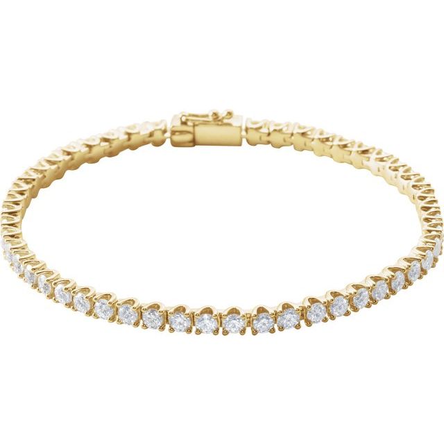 Round 5 CTW Natural Diamond Line Bracelet