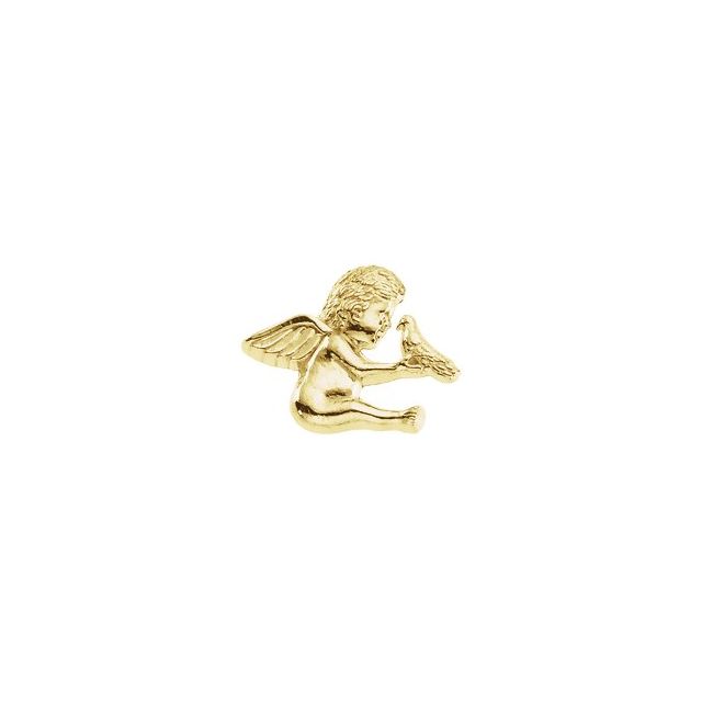 17x14mm Cherub & Dove Lapel Pin