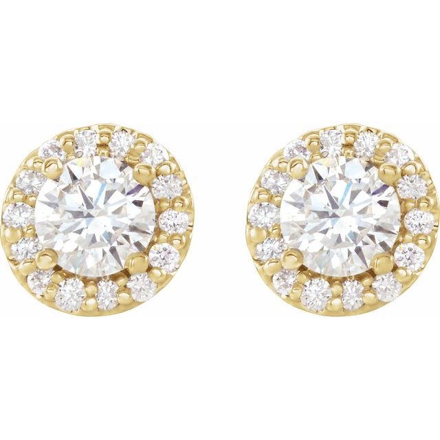 Round 1 1/6 CTW Diamond Earrings