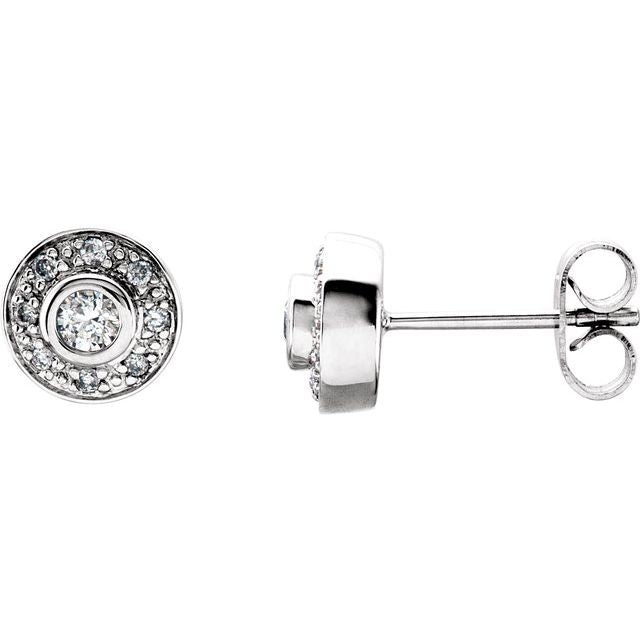 Round 1/4 CTW Natural Diamond Earrings