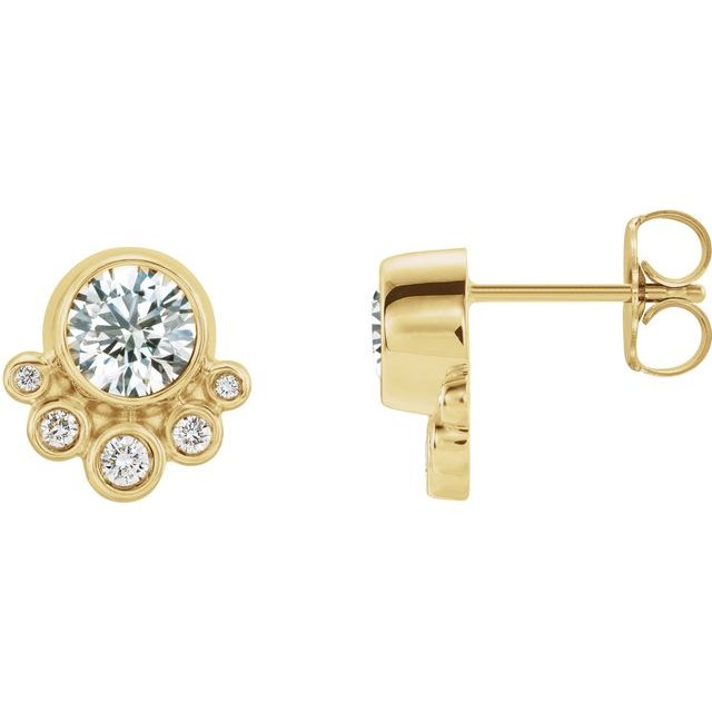 Round 5/8 CTW Natural Diamond Earrings