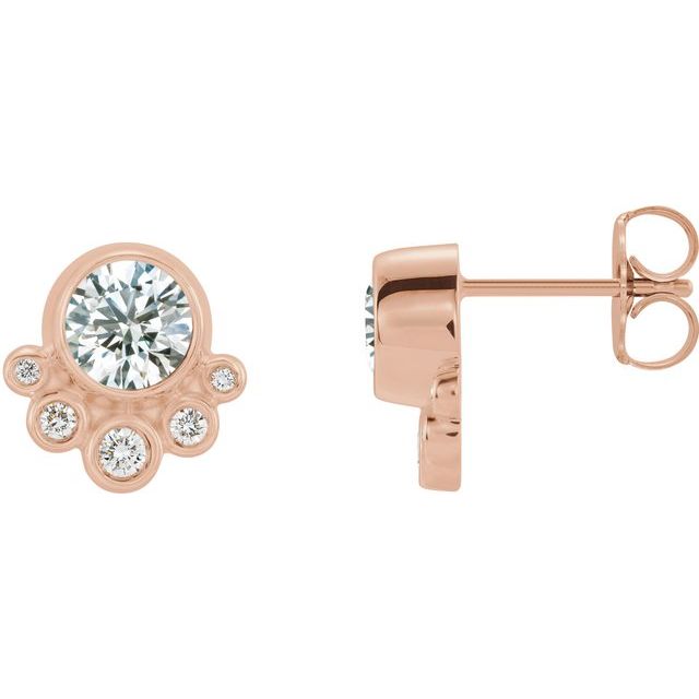 Round 5/8 CTW Natural Diamond Earrings