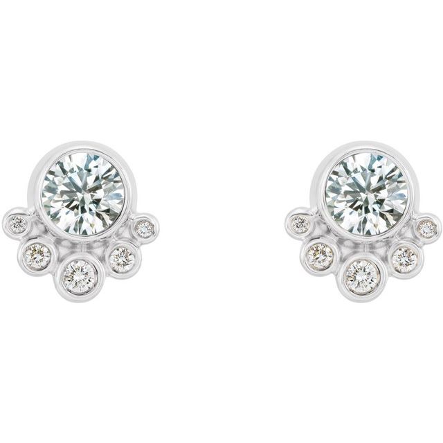 Round 5/8 CTW Natural Diamond Earrings