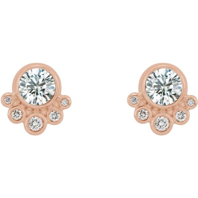 Round 5/8 CTW Natural Diamond Earrings
