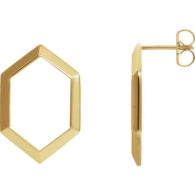 Geometric Drop Earrings